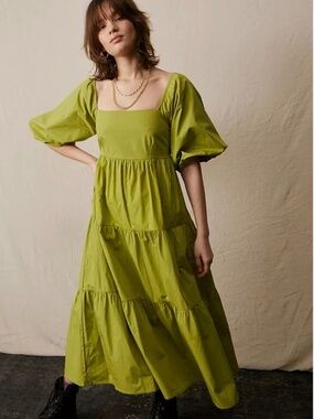 Midi Dress in Olive